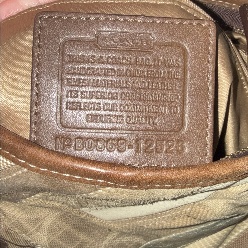 Coach brown patchwork - Picture 6 of 7